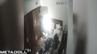 Busty brunette woman has squirting orgasm real hidden cam