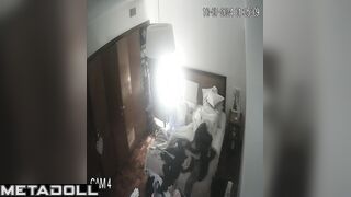 Busty brunette woman has squirting orgasm real hidden cam