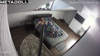 Naked French brunette mature mom forces her husband to fuck online