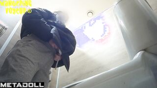 Wandering Voyeur - Mall Toilet-479