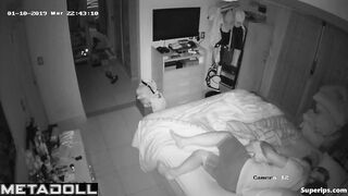 Gorgeous skinny wife gets fucked in her bed