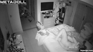 Gorgeous skinny wife gets fucked in her bed