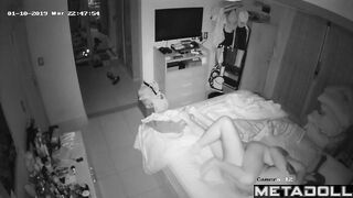 Gorgeous skinny wife gets fucked in her bed