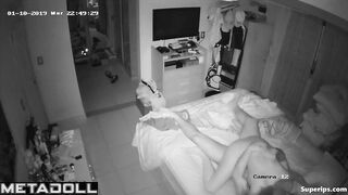 Gorgeous skinny wife gets fucked in her bed