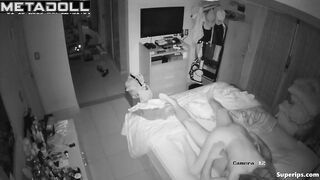 Gorgeous skinny wife gets fucked in her bed