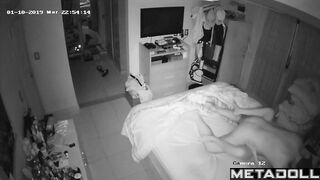 Gorgeous skinny wife gets fucked in her bed