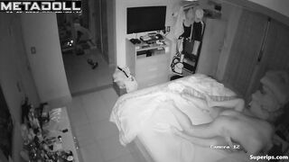 Gorgeous skinny wife gets fucked in her bed