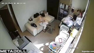 Korean waitresses changing clothes