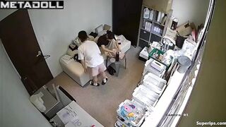 Korean waitresses changing clothes