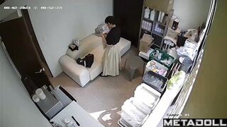 Korean waitresses changing clothes