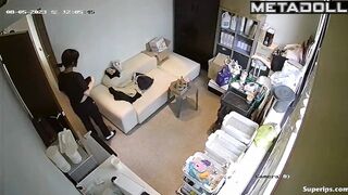 Korean waitresses changing clothes