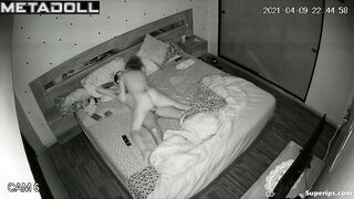 Italian skinny woman rides her husband