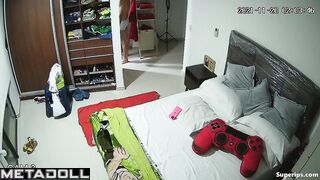 Skinny Latina girl fucks her boyfriend
