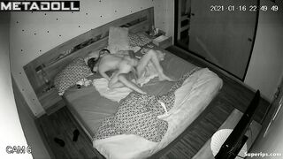 Mature Italian couple fucks in their bed