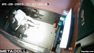 Korean teenage couple has sex in a karaoke
