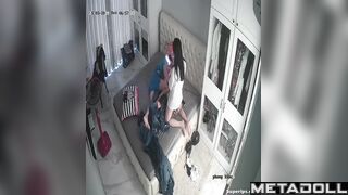 Asian teenage girl fucks with her boyfriend