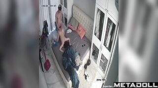 Asian teenage girl fucks with her boyfriend