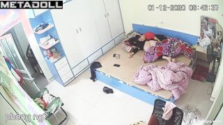 Pregnant Asian girl gets fucked on her bed