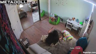 Masturbation routine of a teenage girl