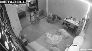 Masturbation routine of a teenage girl
