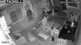 Young lovers having sex brutally real spy cam