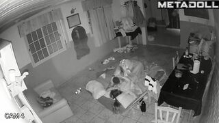 Young lovers having sex brutally real spy cam