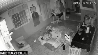 Young lovers having sex brutally real spy cam