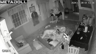 Young lovers having sex brutally real spy cam