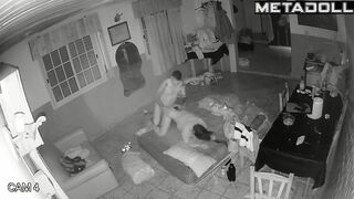 Young lovers having sex brutally real spy cam