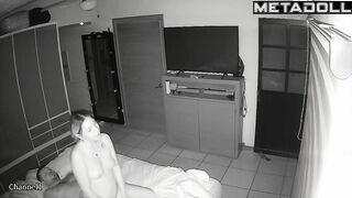 Amazing ass Welsh blonde wife gets fucked by her husband real spy cam