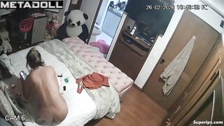 Young latin girl records herself masturbating