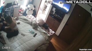 Busty girl Latina fucks with an old man