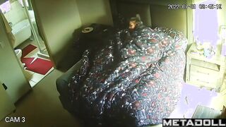 Chubby blonde woman gets fucked in her bed