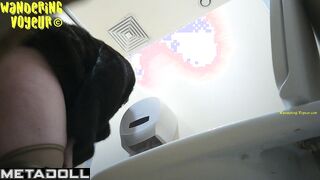 Wandering Voyeur - Mall Toilet-488