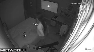 Russian teenage girl naked in her room