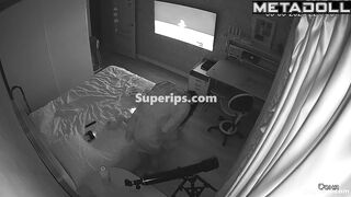 Russian teenage girl naked in her room