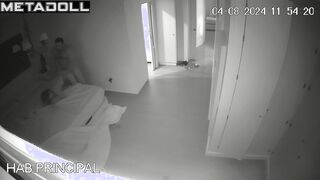 Tattooed Polish brunette step-mom is fucked to orgasm hidden IP cam