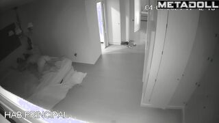 Tattooed Polish brunette step-mom is fucked to orgasm hidden IP cam