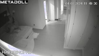 Tattooed Polish brunette step-mom is fucked to orgasm hidden IP cam