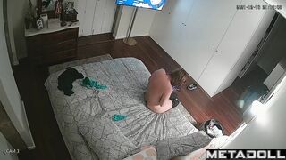 Mature busty woman fucks with a young guy