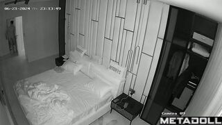 Beautiful dirty couple fuck in their bed live HD