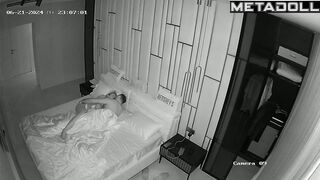 Beautiful dirty couple fuck in their bed live HD