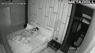 Beautiful dirty couple fuck in their bed live HD