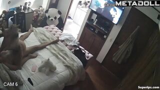 Hot Latina girl rides her husband
