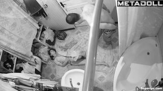 Naughty Arab couple fucks in the bathroom