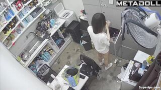 Korean teenage girls changing clothes