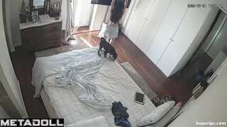 Naked French girl does sexy dances