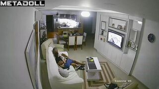 Beautiful New Zealander dirty couple fuck brutally in their bed recording