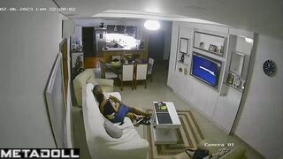 Beautiful New Zealander dirty couple fuck brutally in their bed recording