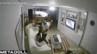 Beautiful New Zealander dirty couple fuck brutally in their bed recording